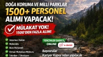 Doğa Koruma ve Milli Parklar 1500 Personel Alımı Yapacak! Şartlar,