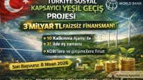 Türkiye Sosyal Kapsayıcı Yeşil Geçiş Projesi Başladı! Kobilere 3 Milyar TL Faizsiz Destek,