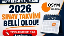 2026 ÖSYM Sınav Tarihleri Takvimi Belli Oldu EKPSS, KPSS, YKS, ALES, YDS
