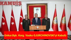 Gnkur.Bşk. Org. Metin GÜRAK'ın, Kuzey Makedonya Gnkur.Bşk. Korg. Vasko GJURCHINOVSKI’yi Kabulü