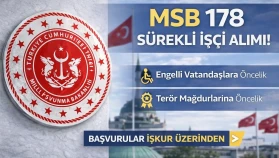 MSB’den 178 Sürekli İşçi Alımı İŞKUR Üzerinden Başvuru Şartları Nelerdir