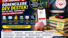 SED Yardımı 2026 Güncellendi İlkokul Ortaokul Lise Destekleri