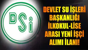 Devlet Su İşleri (DSİ), Yeni Personel Arayışına Girdi! Başvurular Başladı!