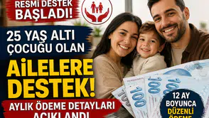 25 Yaş Altı Çocuğu Olan Ailelere Yeni Destek! Aylık Ödeme