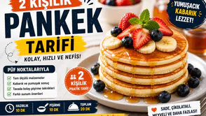 2 Kişilik Pankek Tarifi Nasıl Yapılır? Evde pratik, hızlı v