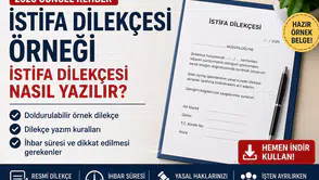 İstifa Dilekçesi Örneği 2026 İstifa Dilekçesi Nasıl Yazılır Dilekçe İndir