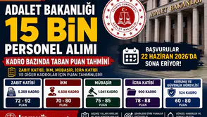 Adalet Bakanlığı 15 Bin Personel Alımında Taban Puanlar Ne Olabilir?