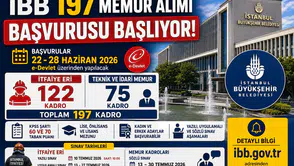 İBB 197 Memur Alımı İçin Başvurular Başlıyor! 122 İtfaiye Eri ve 75 Memur