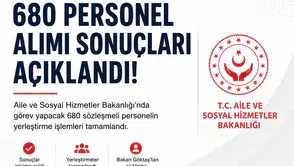 680 Sözleşmeli Personelin Yerleştirme Sonuçları Açıklandı