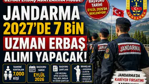 Jandarma 2027'de 7 Bin Uzman Erbaş Alımı Yapacak! İşte Beklenen Şartlar ve Kontenjanlar