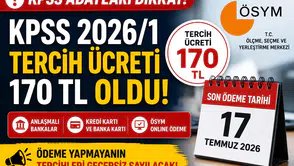 KPSS 2026/1 Tercih Ücreti Belli Oldu! Ödeme Yapmayanın Tercihi Geçersiz Sayılacak