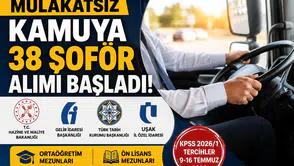 Mülakatsız Kamuya 38 Şoför Alımı Başladı! KPSS 2026/1 Başvuru Şartları ve Kontenjanlar