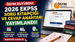 2026 EKPSS Soru Kitapçığı ve Cevap Anahtarı Yayımlandı!