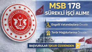 MSB’den 178 Sürekli İşçi Alımı İŞKUR Üzerinden Başvuru Şartları Nelerdir