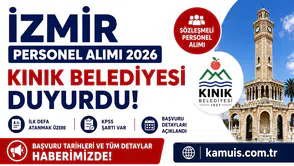 İzmir’de KPSS Personel Alımları Kınık Belediyesi Sözleşmeli Personel Alımı