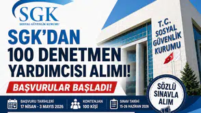 SGK 100 Denetmen Yardımcısı Personel Alımı 2026: Başvurular Başladı!
