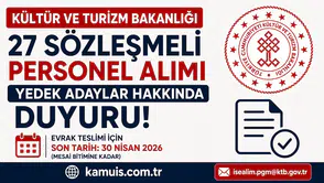 27 Sözleşmeli Personel Alımı: Yedek Adaylar İçin Kritik Evrak Uyarısı!