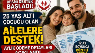 25 Yaş Altı Çocuğu Olan Ailelere Yeni Destek! Aylık Ödeme