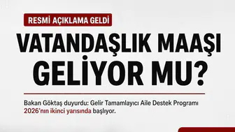 Vatandaşlık Maaşı Geliyor mu? 2026’da Yeni Destek Modeli