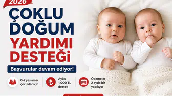 Çoklu Doğum Yardımı 2026 Başvurusu Nasıl Yapılır? Şartlar