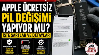 Apple Ücretsiz Pil Değişimi Yapıyor mu? 2026 Güncel Şartlar