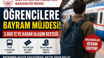 Aile Bakanlığı’ndan Öğrencilere Bayram Öncesi Ulaşım Desteği!