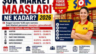 ŞOK Market Maaşları 2026 Kasiyer, Reyon Görevlisi, Müdür ve Part-Time Personel