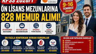 KPSS 2026/1 Ön Lisans Tercihleri Başlıyor! 29 Kurumda 828 Memur Alımı Yapılacak