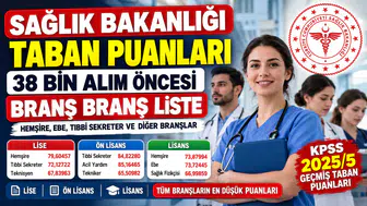 Sağlık Bakanlığı Personel Alımı 2026: Hemşire, Ebe ve Tıbbi Sekreter KPSS Taban Puanları