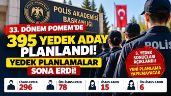 33. Dönem POMEM 3. Yedek Sonuçları Açıklandı! 395 Aday