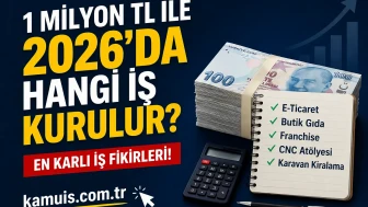 1 Milyon TL ile Yapılacak İş Fikirleri 2026 Yüksek Kazanç Sağlayan Sektörler