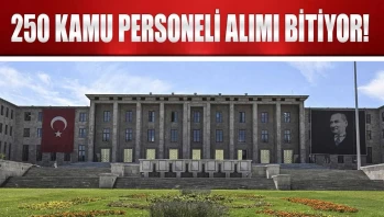 TBMM 250 Kamu Personeli Alımı Başvuruları Bitiyor!