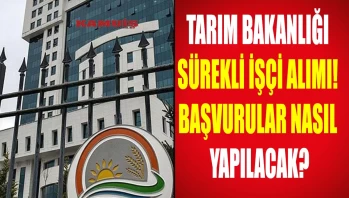 Tarım Bakanlığı Sürekli İşçi Alımı! Başvurular Nasıl Yapılacak?