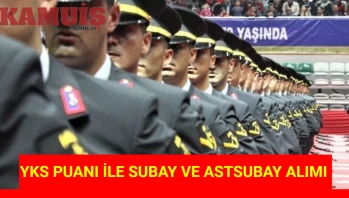 Jandarma, YKS puanıyla Subay Ve Astsubay Alımı