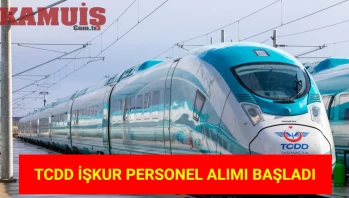 TCDD, 195 Personel Alımı! İŞKUR Üzerinden Başvurular Başladı