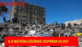 SON DAKİKA! 6.8 Büyüklüğünde Deprem Oldu!