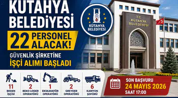 Kütahya Belediyesi 22 İşçi Alımı Yapacak! KPSS Şartı Yok