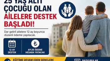 25 Yaş Altı Çocuğu Olan Ailelere Devlet Desteği Başladı! Aylık Ödemeler