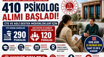 Adalet Bakanlığı Personel Alımı Haberi 410 Psikolog Alımı Yapacak!