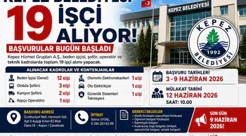 Kepez Belediyesi 19 İşçi Alımı Yapacak Başvurular Başladı