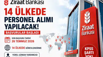 Ziraat Bankası 14 Ülkede Personel Alımı Yapacak! Başvurular Başladı, İşte Şartlar