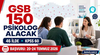GSB’den Psikologlara Büyük Fırsat 46 İlde 150 Personel Alımı Başlıyor!