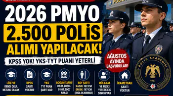 Lise Mezunlarına 2.500 Polis Alımı Gündemde! KPSS Yok, YKS-TYT ile PMYO Başvurusu