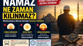 Ne Zaman Namaz Kılınmaz Kerahat Vakitleri