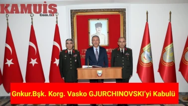 Gnkur.Bşk. Org. Metin GÜRAK'ın, Kuzey Makedonya Gnkur.Bşk. Korg. Vasko GJURCHINOVSKI’yi Kabulü