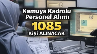 Kadrolu PersonelAlımı 2026 Nisan Alımları 1085 Kamu Personeli
