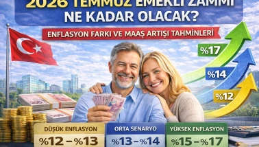 2026 Temmuz Emekli Zammı Ne Kadar Olacak? Enflasyon Farkı ve Maaş Artışı Tahminleri