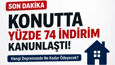 Depremzedelere Konut İndirimi Konutta %74 İndirim Resmileşti