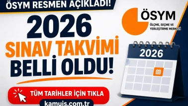 2026 ÖSYM Sınav Tarihleri Takvimi Belli Oldu EKPSS, KPSS, YKS, ALES, YDS