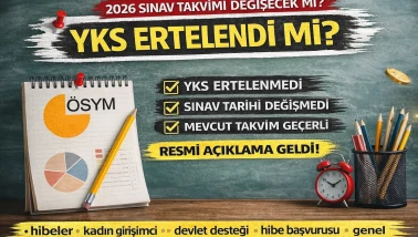 YKS 2026 Sınavı Ne Zaman Ertelendi mi? Sınav Tarihi Değişecek mi? İ
